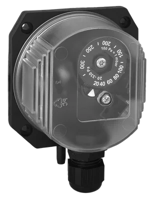 Alre JDW-3 Z Differential pressure switch, 20…330Pa, internal setting, fixing bracket