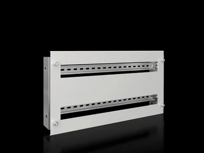 Rittal SV 9683.763 SV Support frame, for DIN rail-mounted devices, 2 x 24 pitch units, WH: 500x295 mm, for VX (W: 600 mm)
