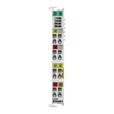 Beckhoff EL3201 EtherCAT Terminal, 1-channel analog input, temperature, RTD (Pt100), 16 bit
