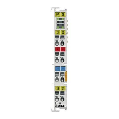 Beckhoff EL1134 EtherCAT Terminal, 4-channel digital input, 48 V DC, 10 µs