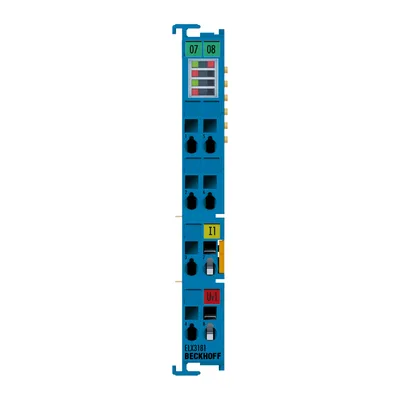Beckhoff ELX3181 EtherCAT Terminal, 1-channel analog input, current, 4…20 mA, 16 bit, single-ended, HART, Ex i