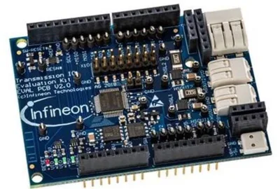Infineon TLE9241QU_DEV_BOARD TLE9241QU evaluation board provides a quick pick and place solution for costumers' lab evaluations