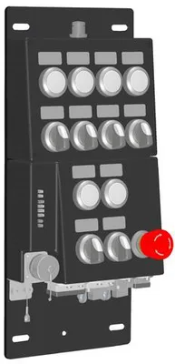 Euchner MGB-CB-PN-114744 Control panel MGB--PN with 13 control elements, push-pull plug, connection for stack light, RC12