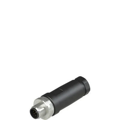 Pizzato VF CCMP8DM04 Field wireable M12 plug, straight, 8 poles, for multipolar cables