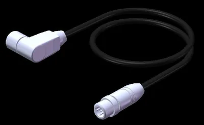Euchner C-M12F05-05X025PU10,0-M12M05-115566 M12 extension PUR, 5-pin, plug connectors at both ends, 10 m