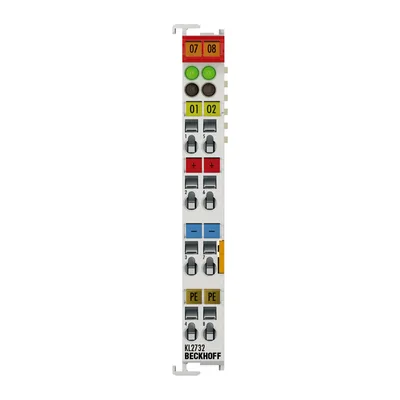 Beckhoff KL2732 Bus Terminal, 2-channel triac output, 12230 V AC, 1 A, without power contacts