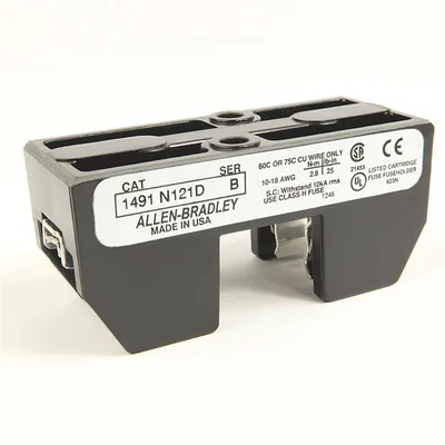 Allen Bradley 1491-N125 3 Pole 250V 30 A Fuse Block