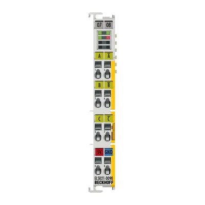 Beckhoff EL5021-0090 EtherCAT Terminal, 1-channel encoder interface, SinCos, 1 VPP, TwinSAFE SC