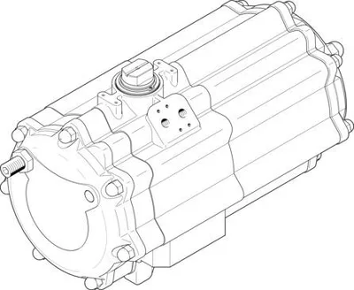 Festo DAPS-2880-090-R-F16-T6 Döner Silindir|çeyrek dönüşlü aktüatör
