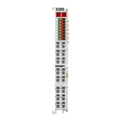 Beckhoff KL2808 Bus Terminal, 8-channel digital output, 24 V DC, 05 A