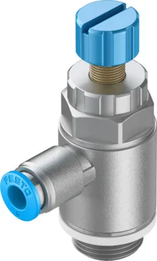 Festo GRLA-3/8-QS-6-RS-D Tek yönlü akış kontrol valfleri