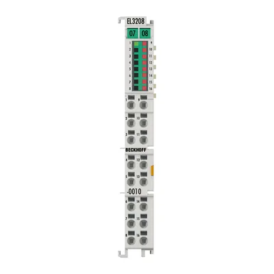 Beckhoff EL3208-0010 EtherCAT Terminal, 8-channel analog input, temperature, RTD (Pt1000, NTC), 16 bit