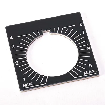 Allen Bradley 800H-W059 30mm 800H AUTO-MAN-OFF Grey Legend Plate