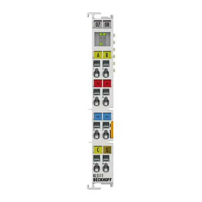 Beckhoff KL5111 Bus Terminal, 1-channel encoder interface, incremental, 24 V DC HTL, 250 kHz