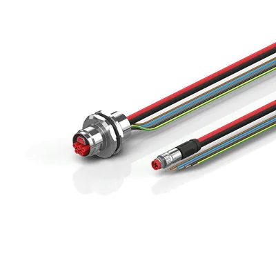 Beckhoff ZK7908-AW00-0xxx B17, ECP cable, PUR, 5 G 15 mm² + (1 x 4 x AWG22), drag chain suitable, key 3 (user-defined voltage)