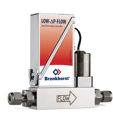 Bronkhorst LOW-ΔP-FLOW F-201EV Mass Flow Controller for low pressure drop or corrosive gas service