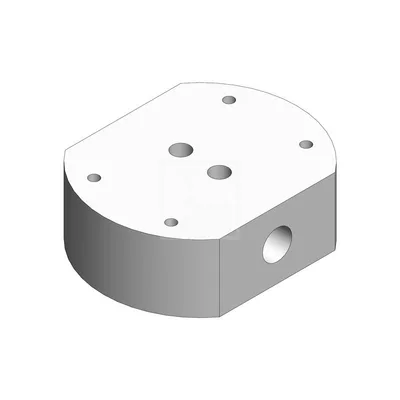 Dopag 22029206 Mounting plate G 3/8" M6 (40x70 mm) stainless