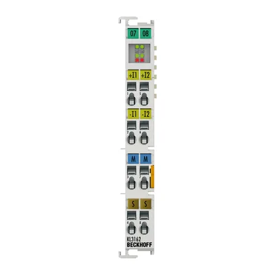Beckhoff KL3162 Bus Terminal, 2-channel analog input, voltage, 0…10 V, 16 bit, differential, high-precision