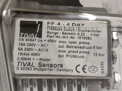 Tival FF 4-4 DAY 0,22 - 4 bar