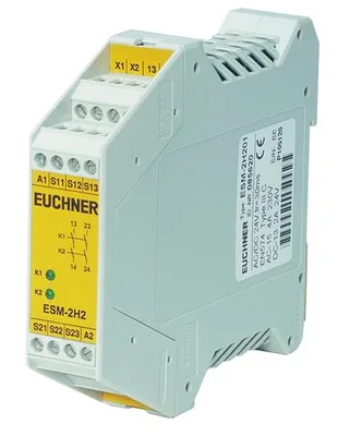 Euchner ESM-2H201 Safety relay ESM-2H , type IIIc evaluation unit for two-hand control