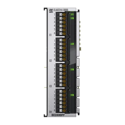 Beckhoff ELM3244-0000 EtherCAT Terminal, 4-channel analog input, temperature, RTD, 24 bit, high-precision, 1 ksps