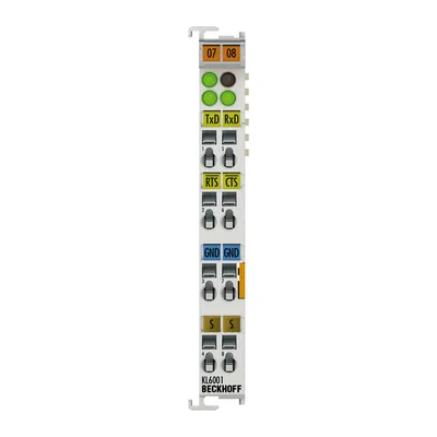 Beckhoff KL6001 Bus Terminal, 1-channel communication interface, serial, RS232