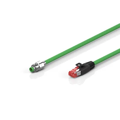 Beckhoff ZK1090-3191-7xxx EtherCAT cable, IP67, hygienic design, PVC, AWG26, fixed installation