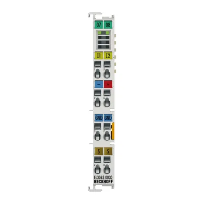 Beckhoff EL3062-0030 EtherCAT Terminal, 2-channel analog input, voltage, 0…30 V, 12 bit, single-ended