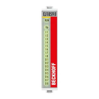 Beckhoff EJ1859 EtherCAT plug-in module, 8-channel digital input + 8-channel digital output, 24 V DC, 3 ms, 05 A