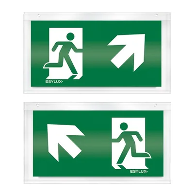 Esylux SLD Piktogramm-Scheibe zweis. o. rechts/o. links