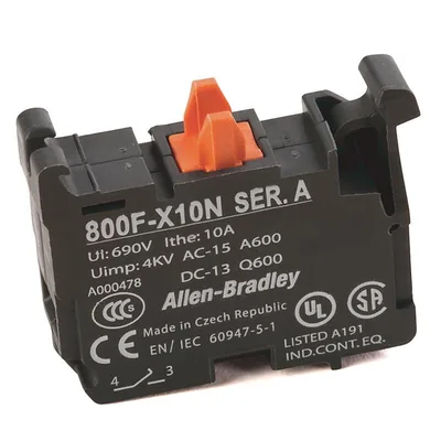Allen Bradley 800F-X10N Contact Block
