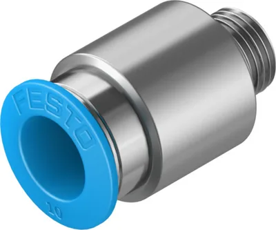 Festo QS-G1/8-10-I-100 Çabuk Bağlantı Rakoru