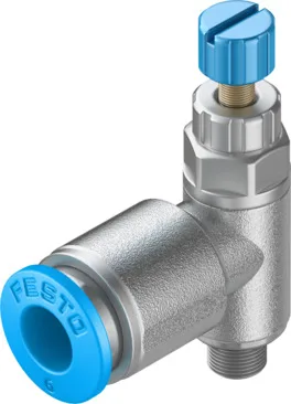 Festo GRLA-M5-QS-6-RS-D Tek yönlü akış kontrol valfleri