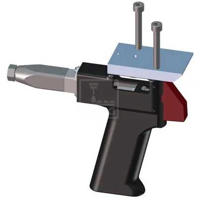 Dopag 401.01.16 Handle with initiator and mounting plate
