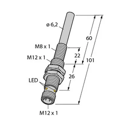 Turck NIMFE-M12/6.2L101-UP6X-H1141