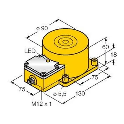 Turck NI100U-K90SR-VP4X2-H1141