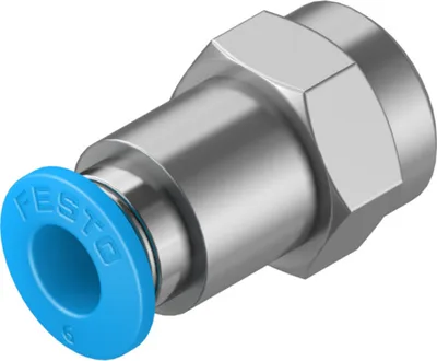 Festo QSF-1/8-6-B-100 Çabuk Bağlantı Rakoru