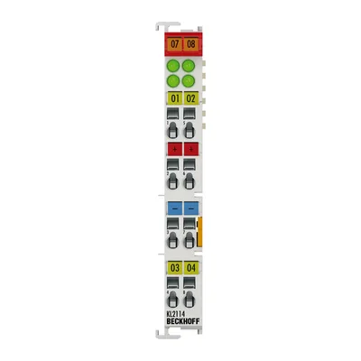 Beckhoff KL2114 Bus Terminal, 4-channel digital output, 24 V DC, 05 A
