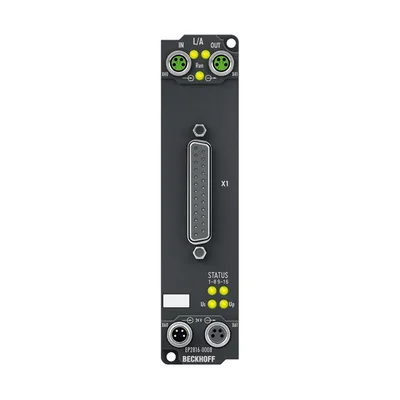 Beckhoff EP2816-0008 EtherCAT Box, 16-channel digital output, 24 V DC, 05 A, D-sub