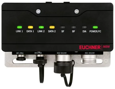 Euchner MBM-PN-S4-MLI-3B-156312 Bus module MBM-PN (M12 connection, D-coded, Power 7/8")