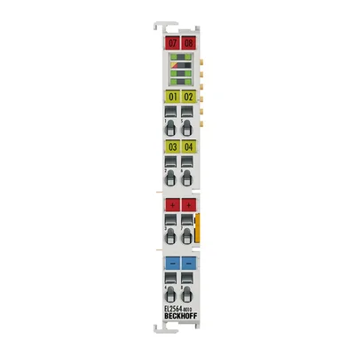 Beckhoff EL2564-0010 EtherCAT Terminal, 4-channel LED output, 8…48 V DC, 3 A, RGBW, common cathode