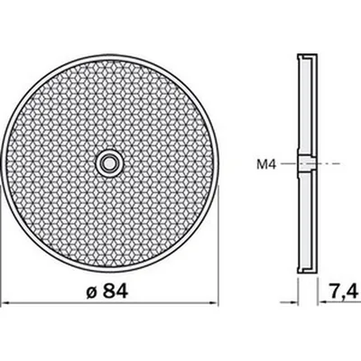 Sick C110A REFLEKTOR D83,0*9,0 BEF.-D4,8