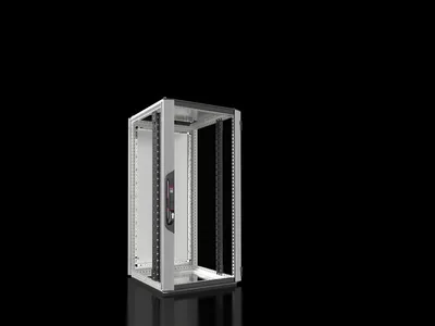 Rittal VX 5326.121 VX IT, 19" mounting angles, standard, front, glazed door, WHD: 600 x 1200 x 600 mm, 24 U