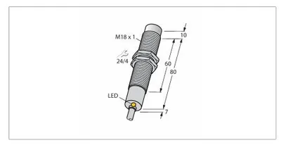 TURCK Ni8-M18-AP6X/S120 Inductive Sensor