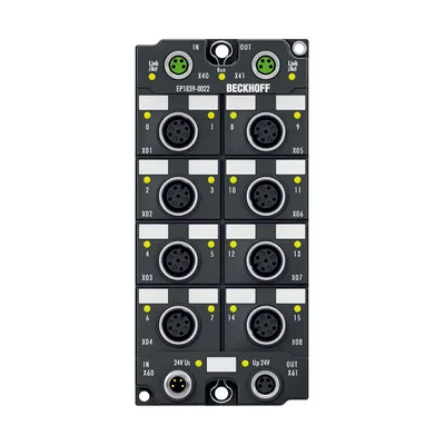Beckhoff EP1839-0022 EtherCAT Box, 16-channel digital input, 24 V DC, M12, with diagnostics
