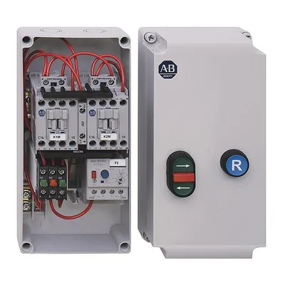Allen Bradley 105-C09LBE1D-1M-7 IEC Enclosed Reversing Starter