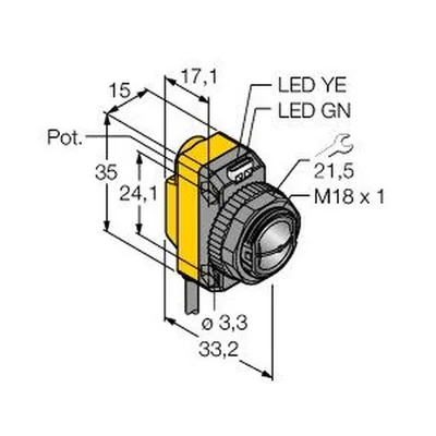 Turck QS18VP6CV15