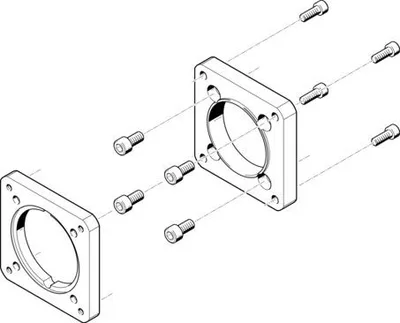 Festo EAMF-A-95A-120G Motor flanşı