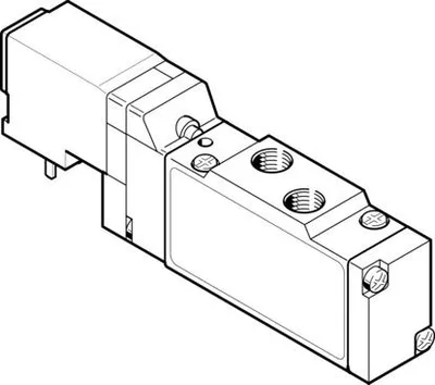 Festo MEH-5/2-1/8-P-S-I-B Selenoid valf
