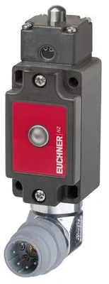 Euchner NZ2WO-511L060C1631 Safety switch NZWO, rounded plunger, plug connector SR6